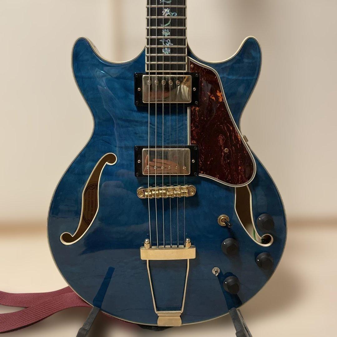 Ibanez AMH90QM Trance Blue (TBL) トランスブルー