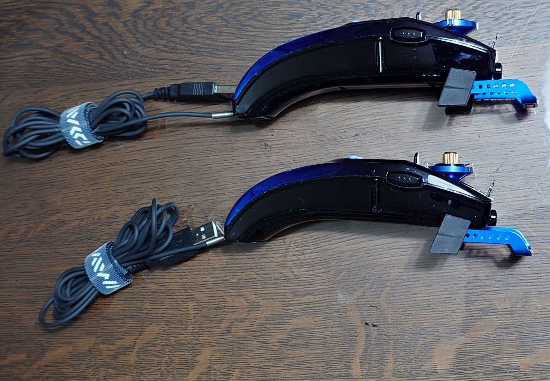 わかさぎ電動リール クリスティア CRT R αメタルパープル■限定品■✕２台