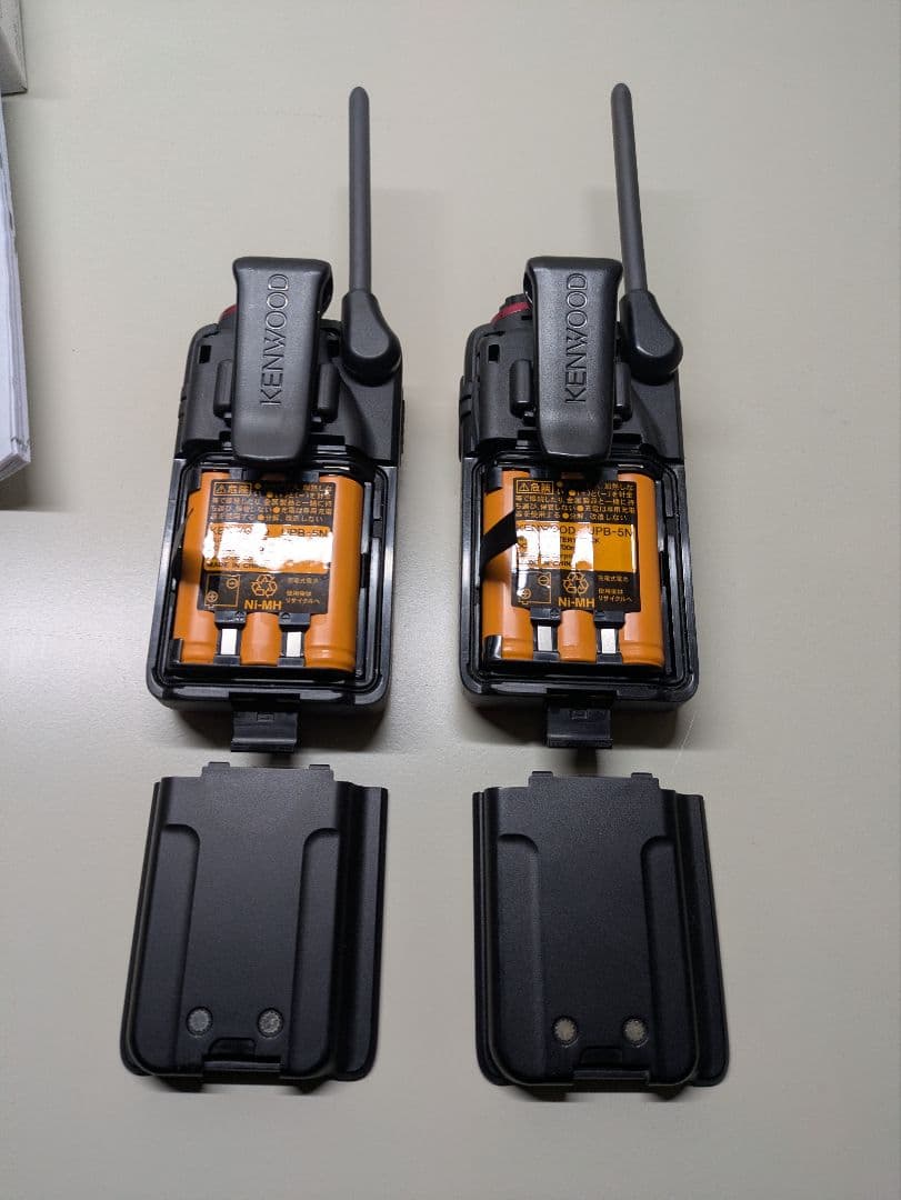 【バッテリー付】ケンウッド KENWOOD UBZ LS20トランシーバ×2