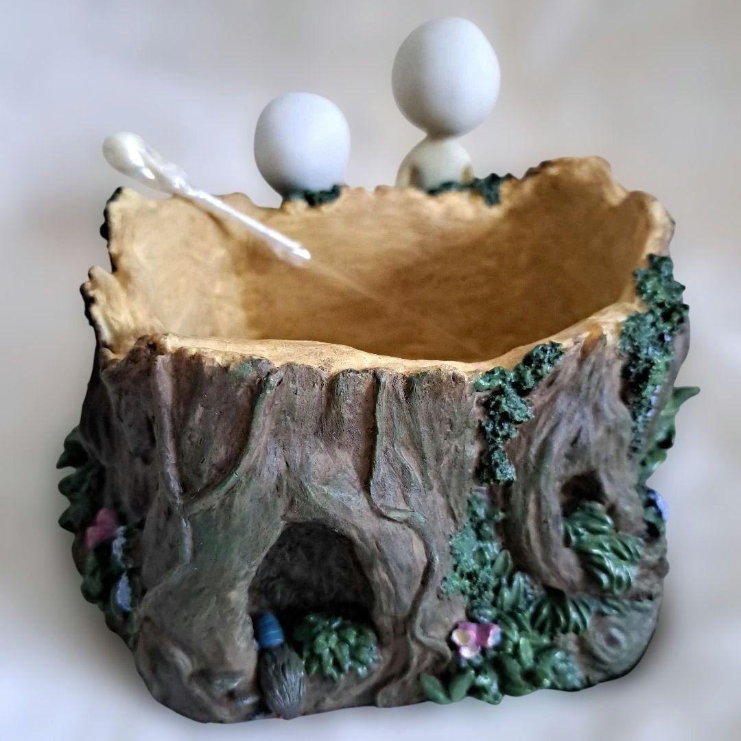 【廃盤レア】ジブリ　もののけ姫 コダマの住処 プランター　美品　箱付き