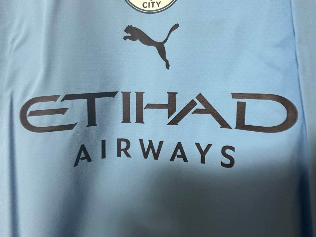 【新品タグ付き】マンチェスターシティ　ホーム選手支給　グリーリッシュ