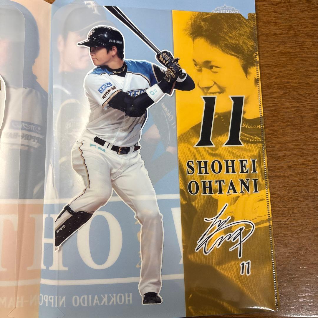 大谷翔平　初登板記念クリアファイル、観戦証明書