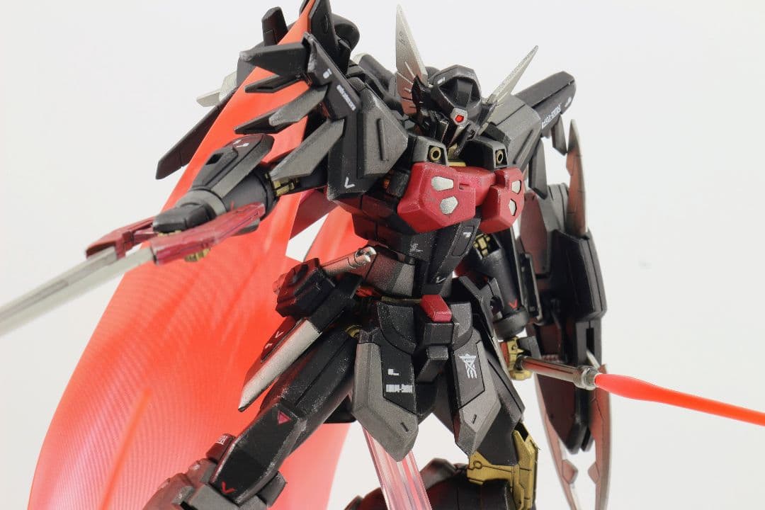 HGブラックナイトコードジヴァ　ストライクフリーダム　ジオラマ　塗装済み　完成品