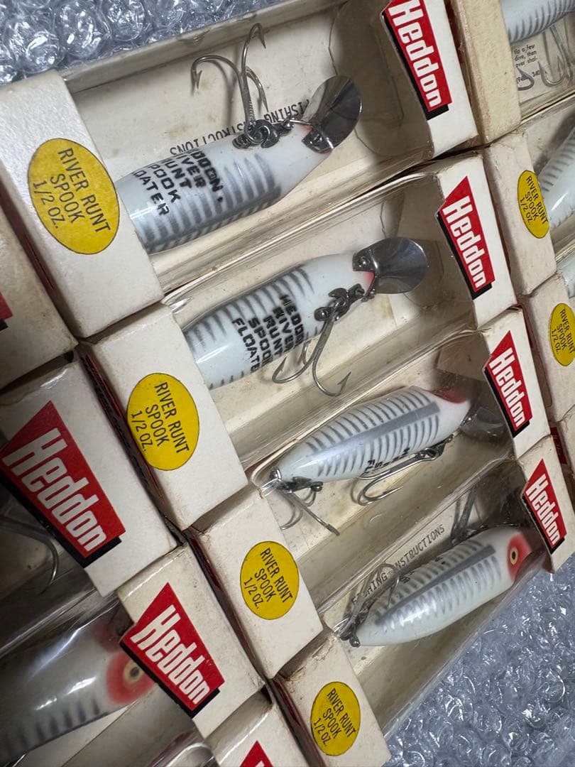 オールドヘドン　販売店用　リバーラントスプーク　超希少　12個セット　NIB