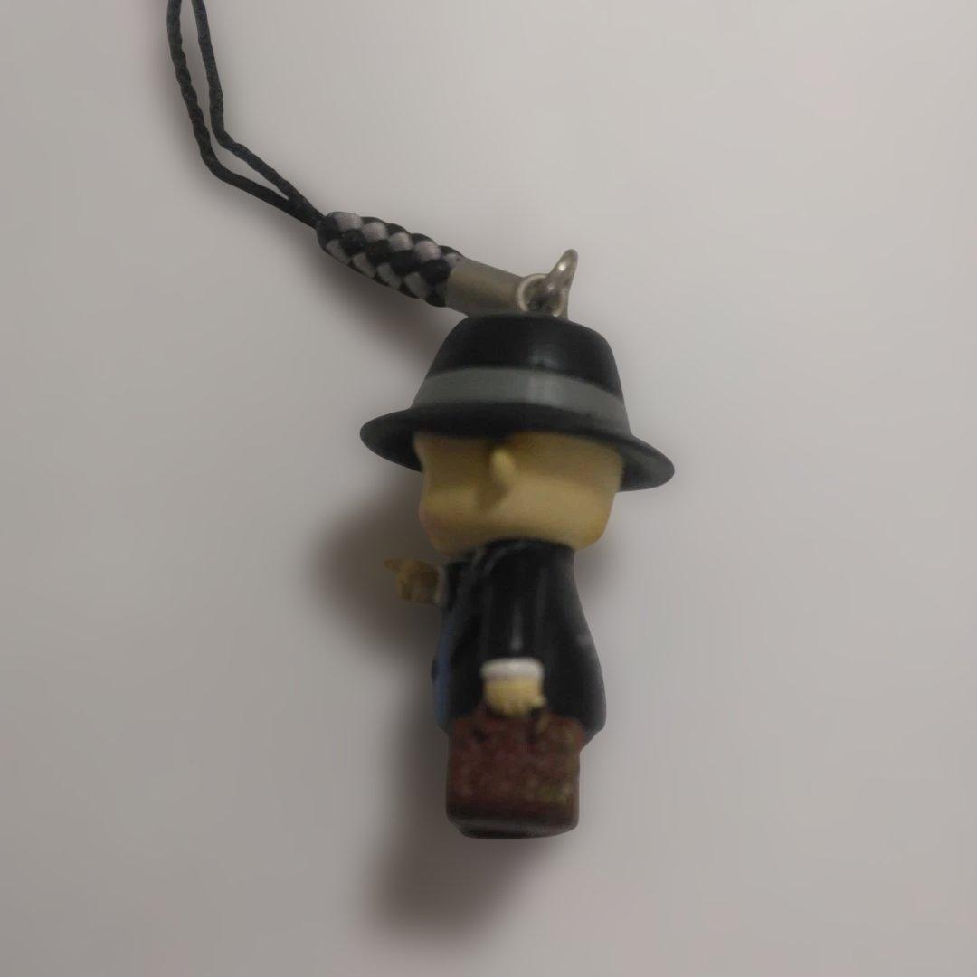 キュージョン　笑ゥせぇるすまん　喪黒福造×キューピー ストラップ