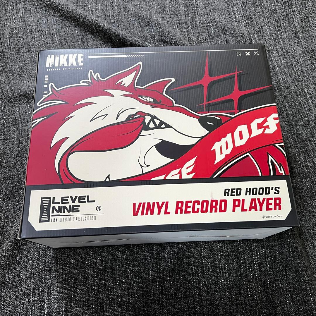 勝利の女神 NIKKE レッドフード LPプレイヤー & レコード 特典付き