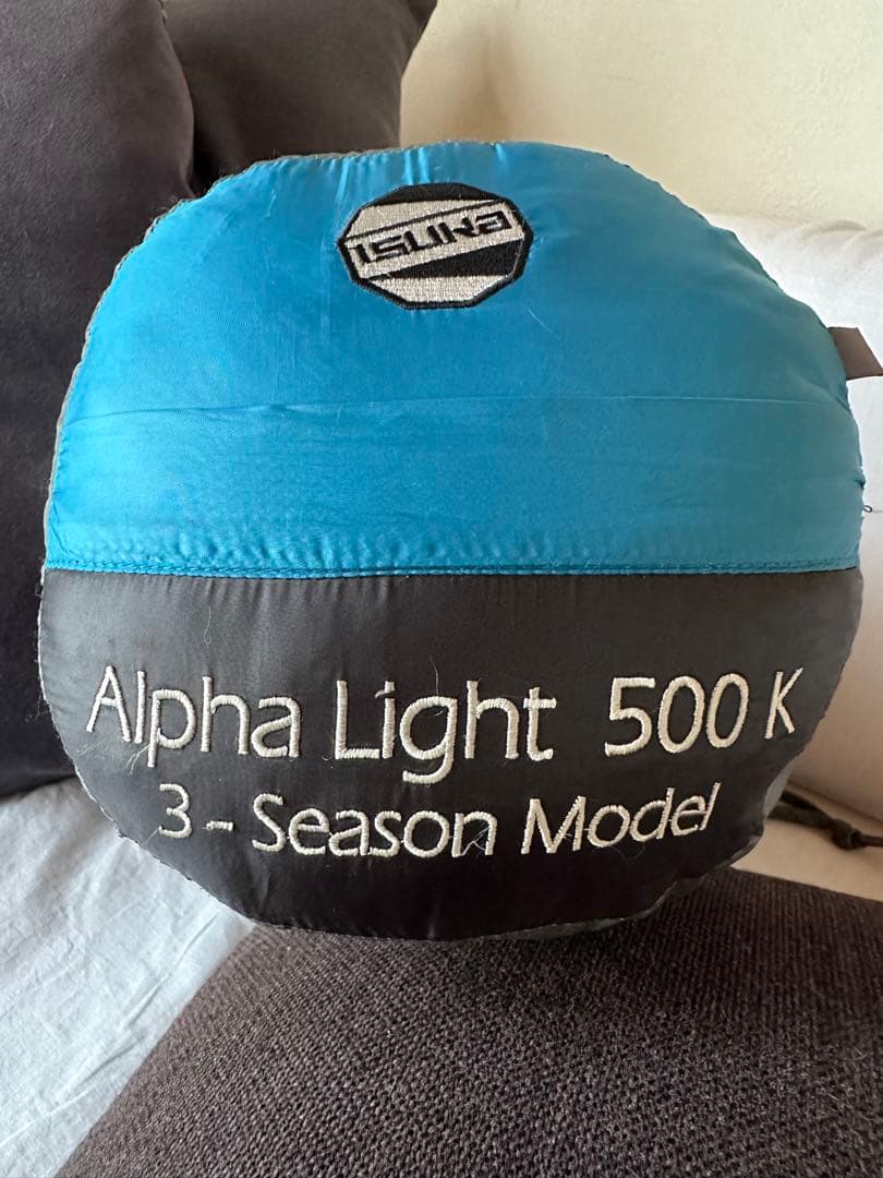ISUKA Alpha Light 500 K 3シーズン寝袋
