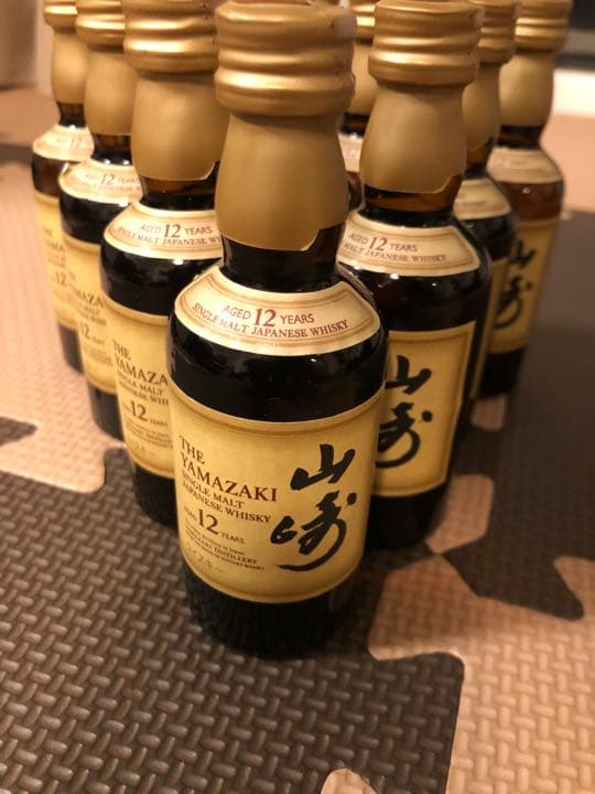 サントリーシングルモルトウイスキー　山崎12年ミニチュアボトル50ml 10本