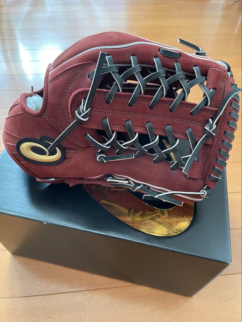 硬式 アシックスasics オーダーグローブ外野手用 ヌバック