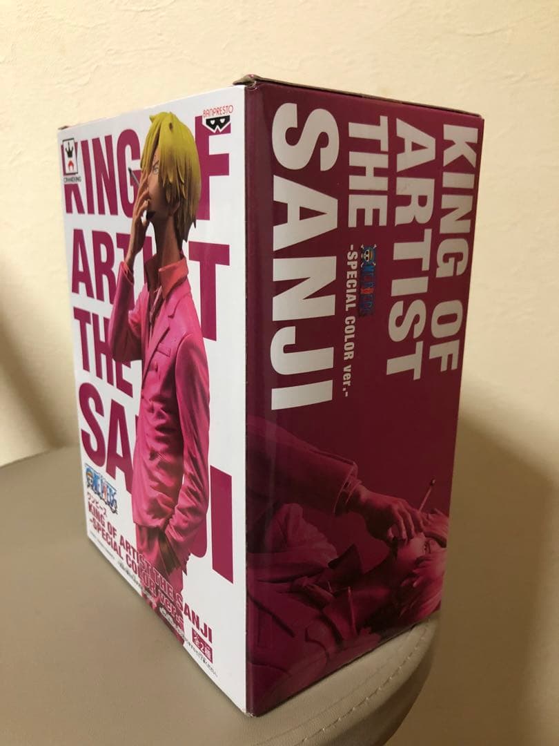 [新品未開封] ワンピースKING OF ARTIST サンジ 特別カラーピンク
