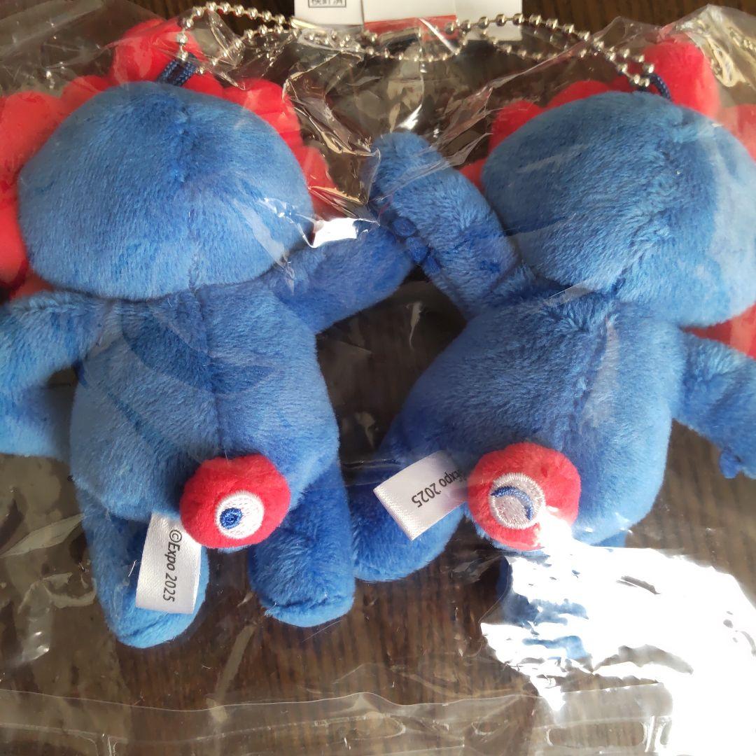 ミャクミャク　ペアマグネットマスコットキーホルダー