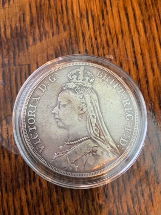 イギリス　ヴィクトリア女王　1889年銀貨