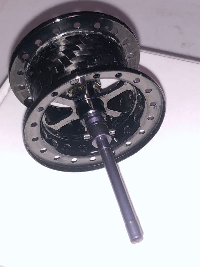 グランブルーリンク21アンタレスDC22エクスセンス用スプールカーボンラッピング