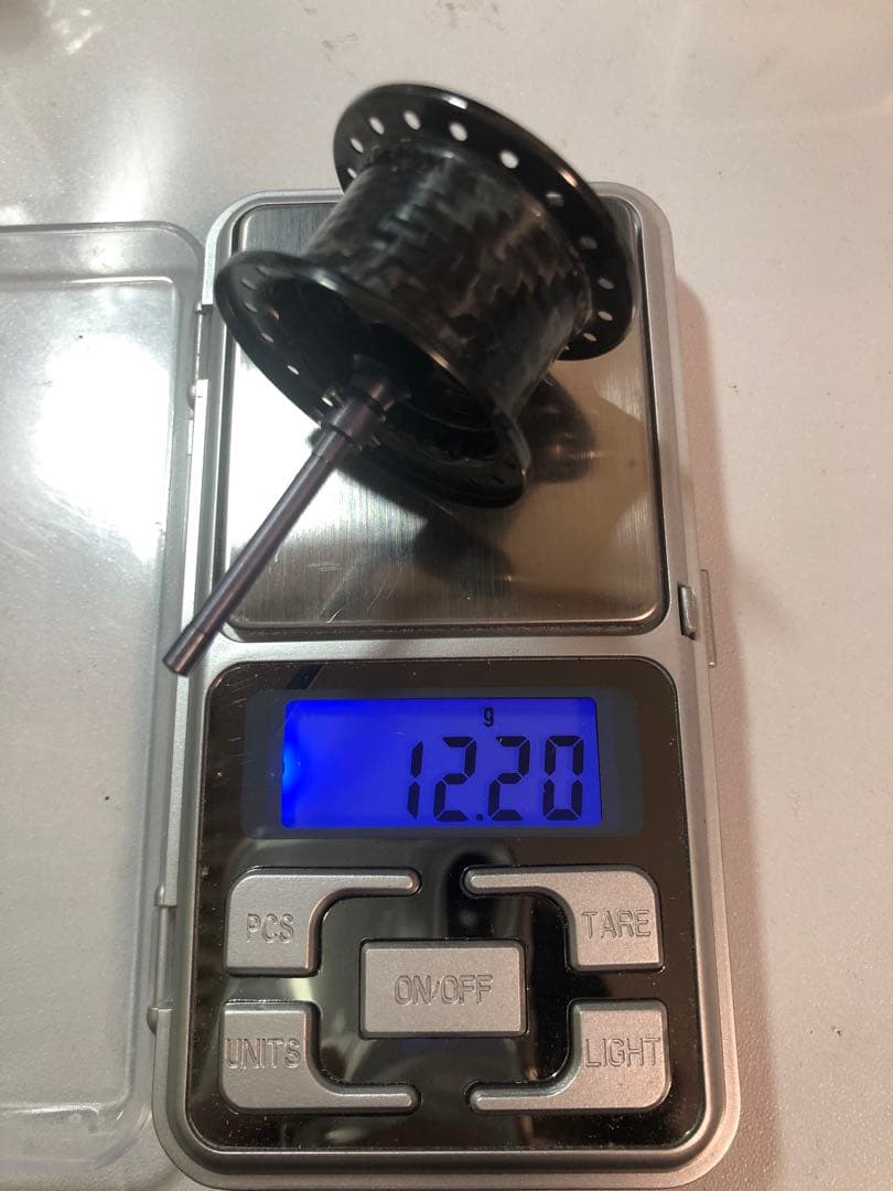 グランブルーリンク21アンタレスDC22エクスセンス用スプールカーボンラッピング