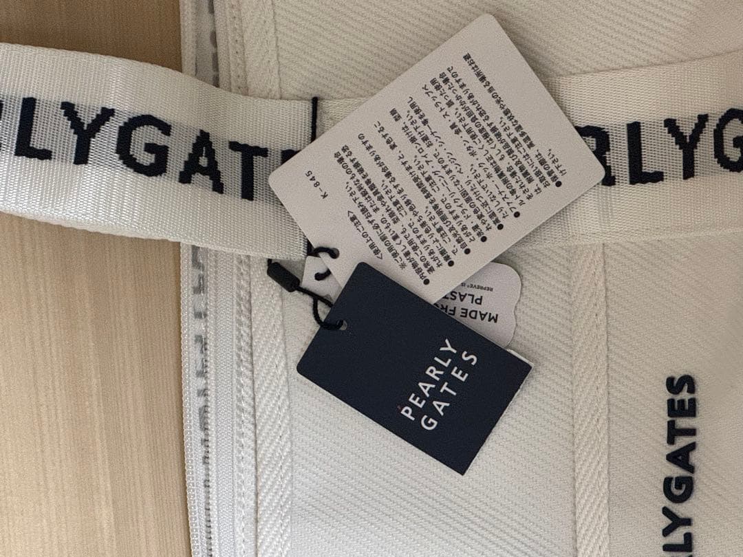 新品 未使用 PEARLY GATES ロッカーバッグ ホワイト　パーリーゲイツ