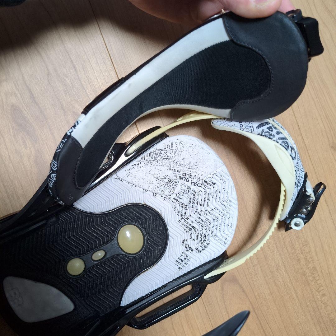 CARTEL スノーボードビンディング ブラック/ホワイト