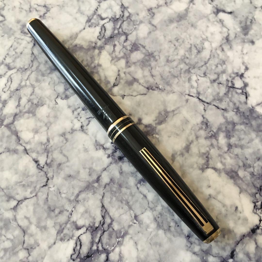 #515 オーバーホール済み 万年筆 PLATINUMプラチナ ロング 18k