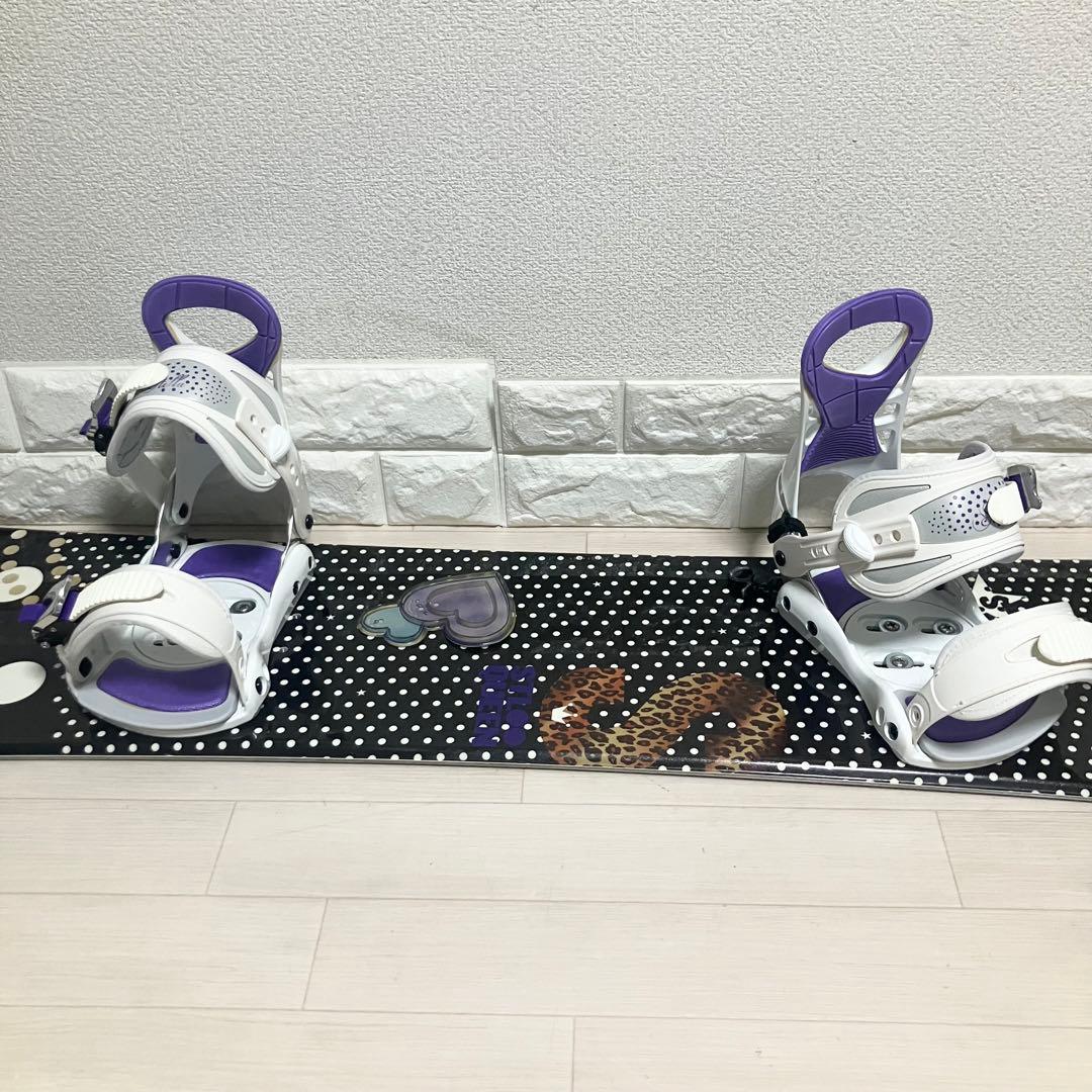 【美品】バック付/Stella STLOO QUEEN ステラスノーボード144