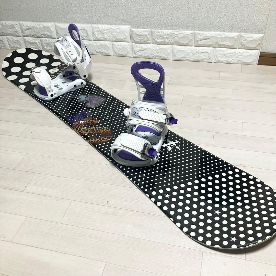 【美品】バック付/Stella STLOO QUEEN ステラスノーボード144