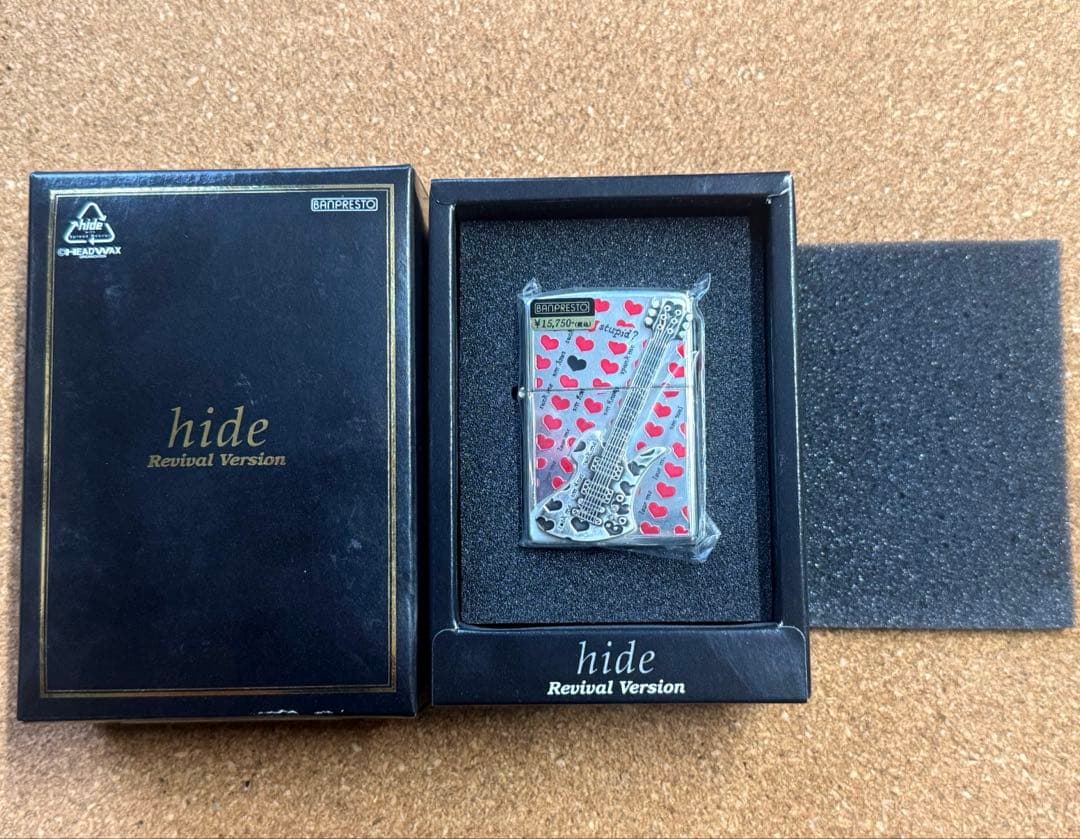超希少 hide イエローハート ギター Zippo ライター XJAPAN