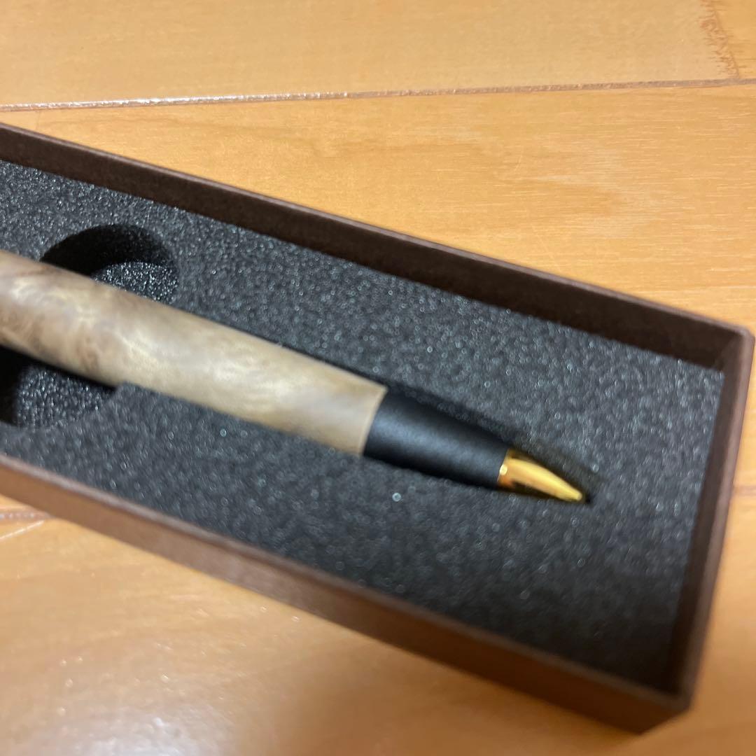 ボナンペン　木軸　シャーペン　0.5 マーブルウッド