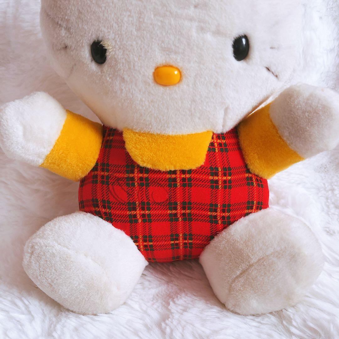 希少レア　ハローキティ　ぬいぐるみ　レトロ　当時品　サンリオ