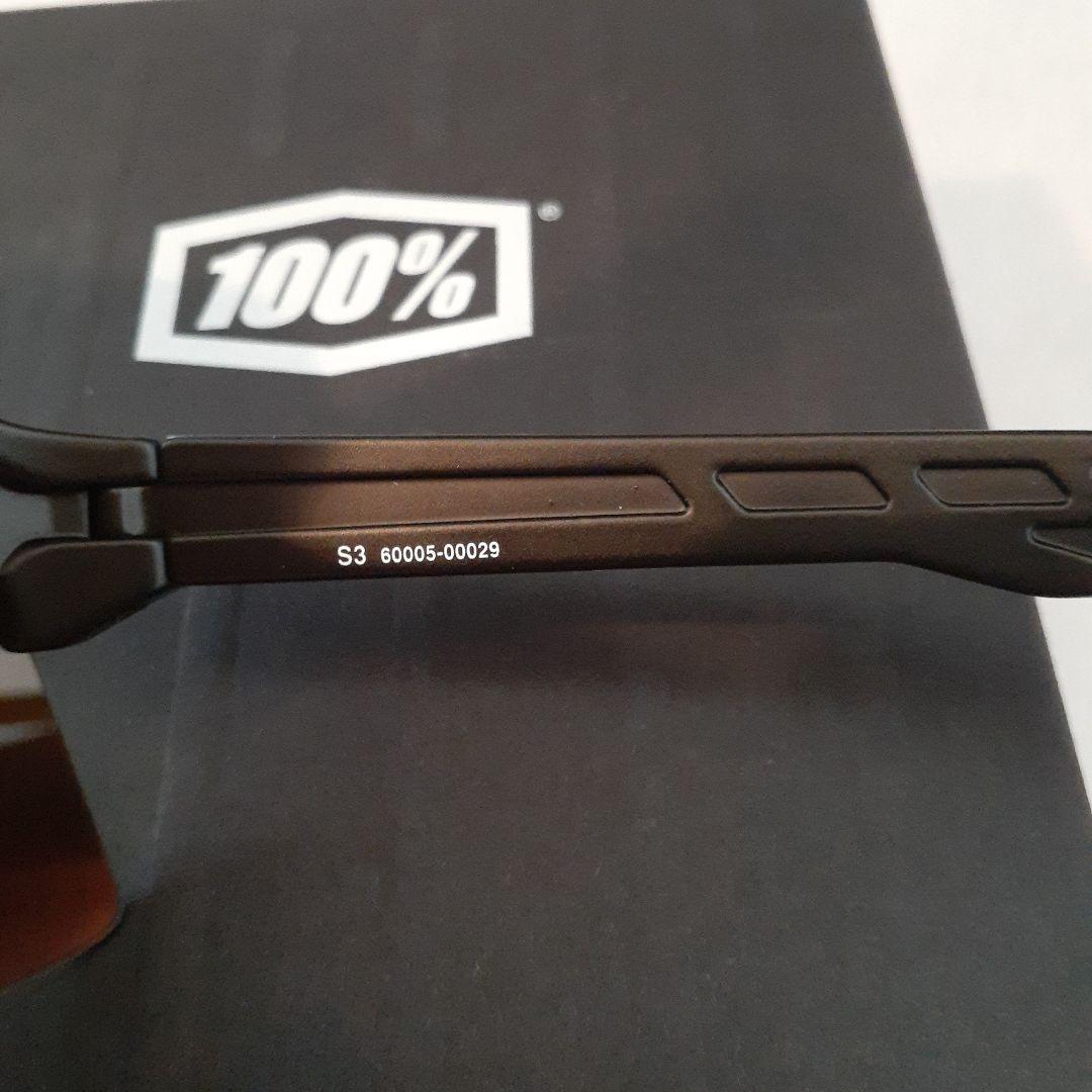 100% S3 ブラック ブロンズ ワンハンドレッド サングラス