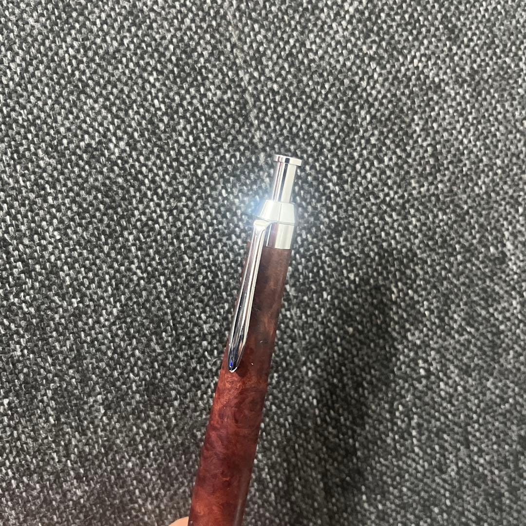 木軸ペン　花梨瘤