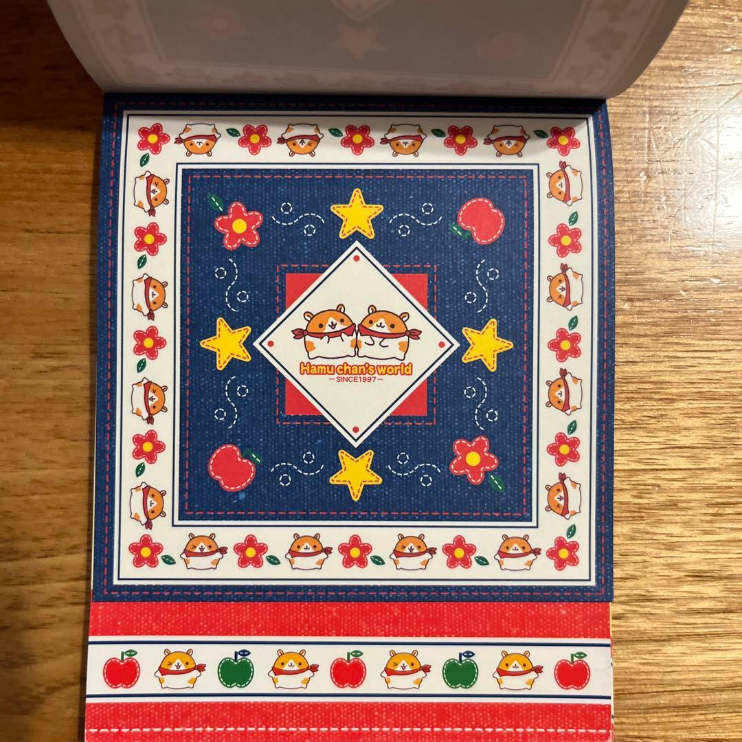 平成レトロ　メモ帳　クラックス　ハムちゃんずワールド