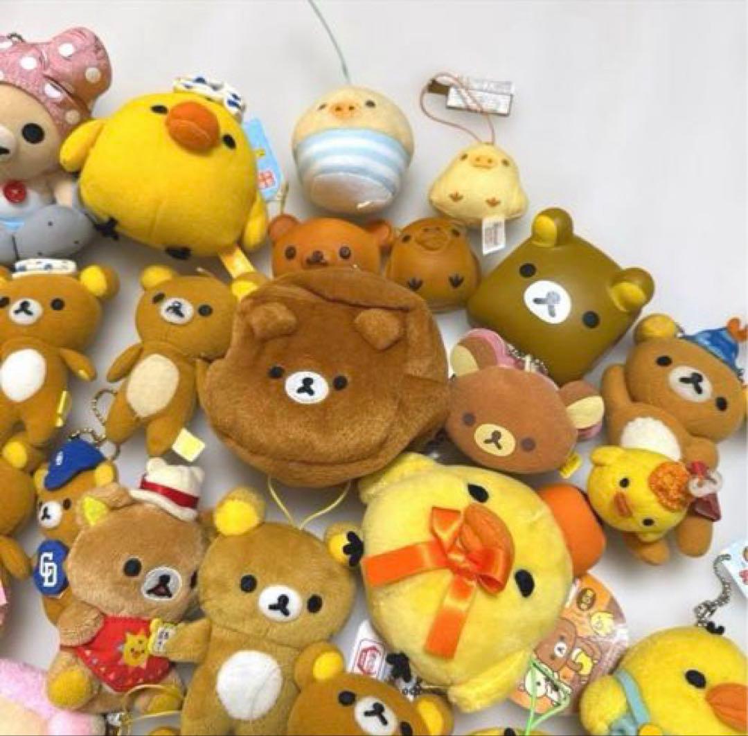 リラックマ　コリラックマ　キイロイトリ　ぬいぐるみ　マスコット　セット