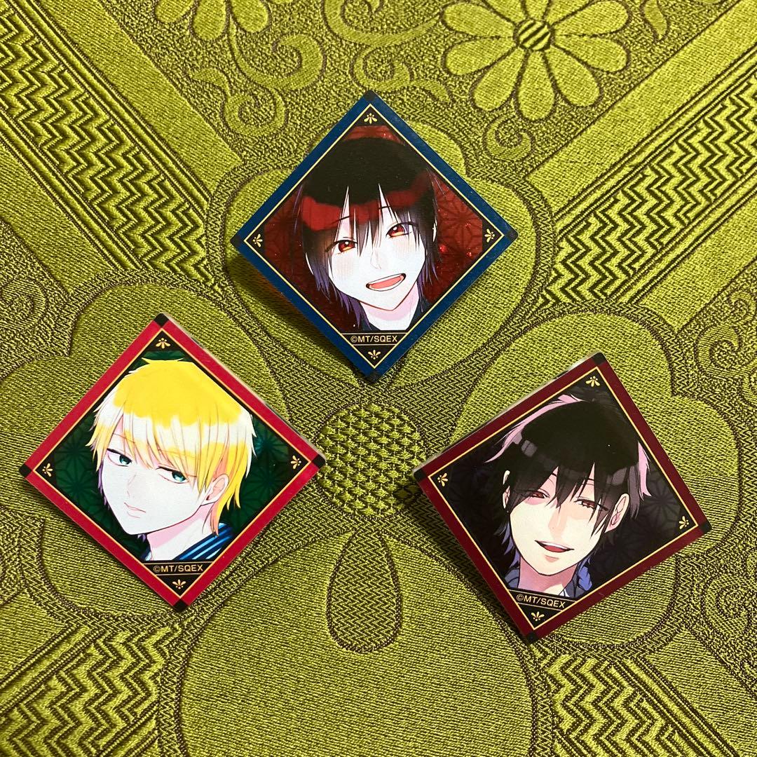 妖怪学校の先生はじめました！　妖はじ　ラメアクリルバッジ　晴明　佐野　恵比寿