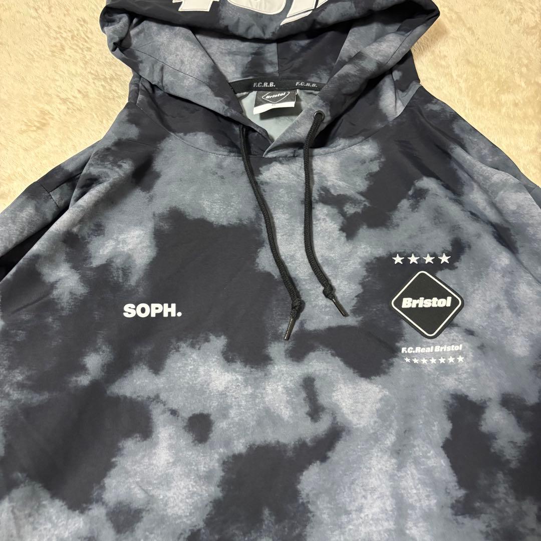 ウェア fcrb LOGO APPLIQUE PULLOVER HOODED