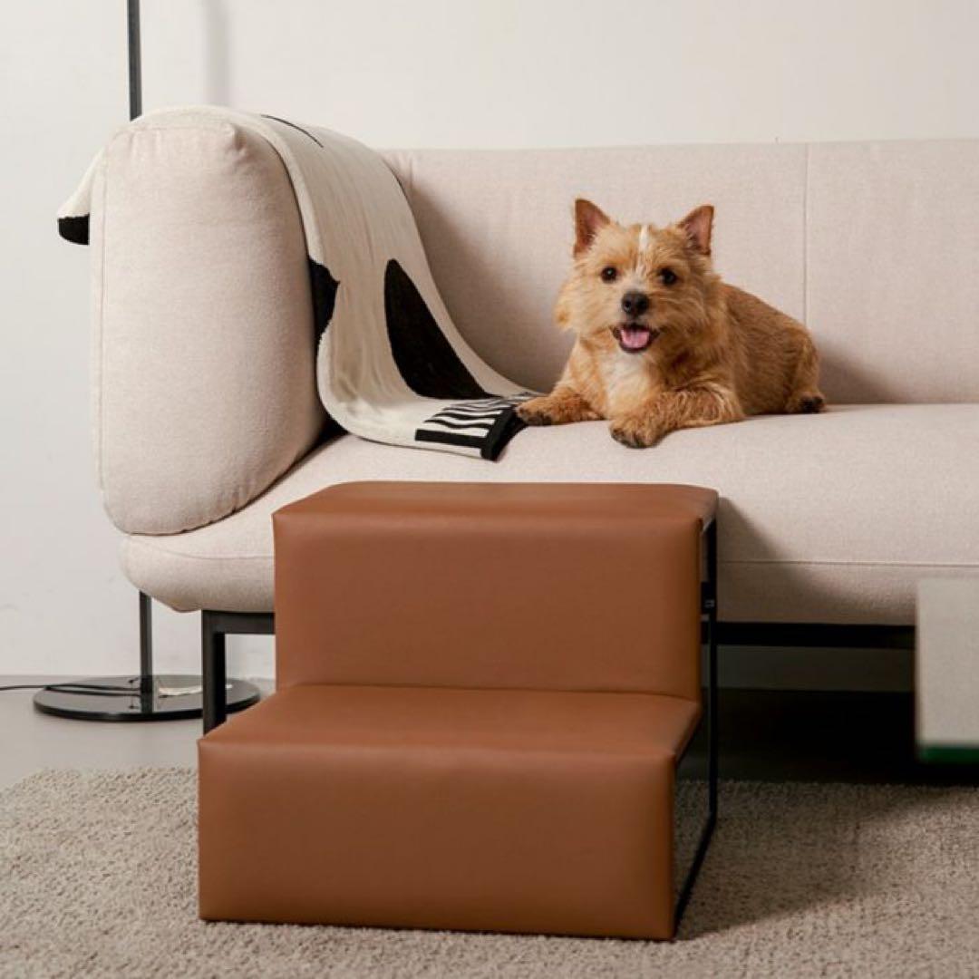 small stuff for pet Dig Step ビーガンレザー犬用階段