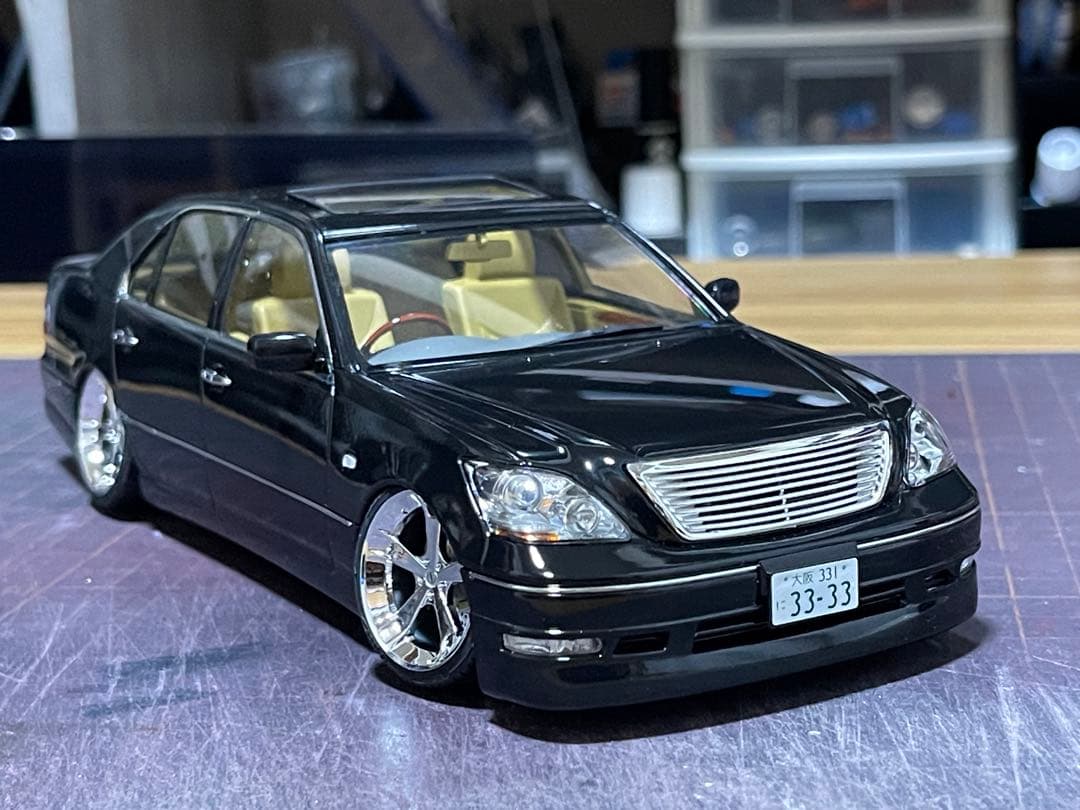 1/24 アオシマ製・UCF-31セルシオ★完成品★