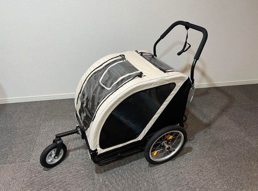 エアバギーネストバイク 犬用ペットカート ホワイト