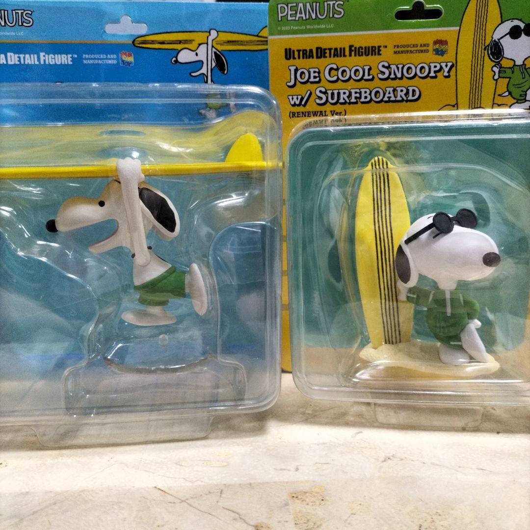 スヌーピー　UDFサーファー　ジョークール　サーフボードフィギュア