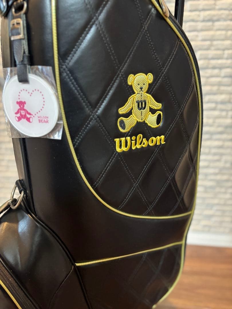 【◎美品•希少】Wilson ウィルソンベア　キャディバッグ キャスター付き