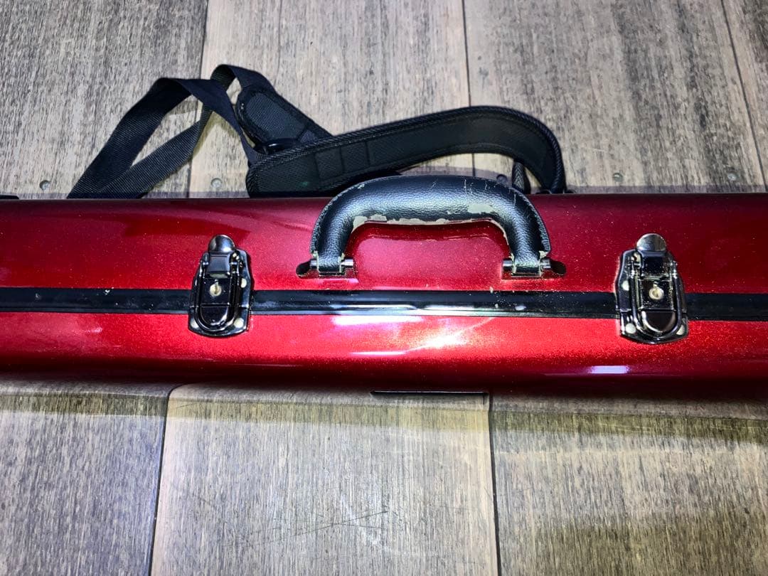 THE MARCATO トロンボーン ハードケース 鍵付き レッド