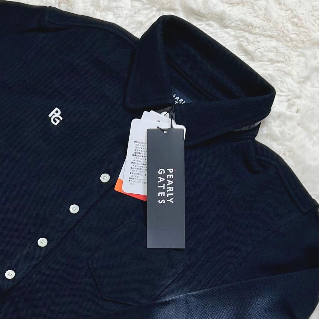 PEARLYGATESポロシャツ　ネイビー系　サイズ2