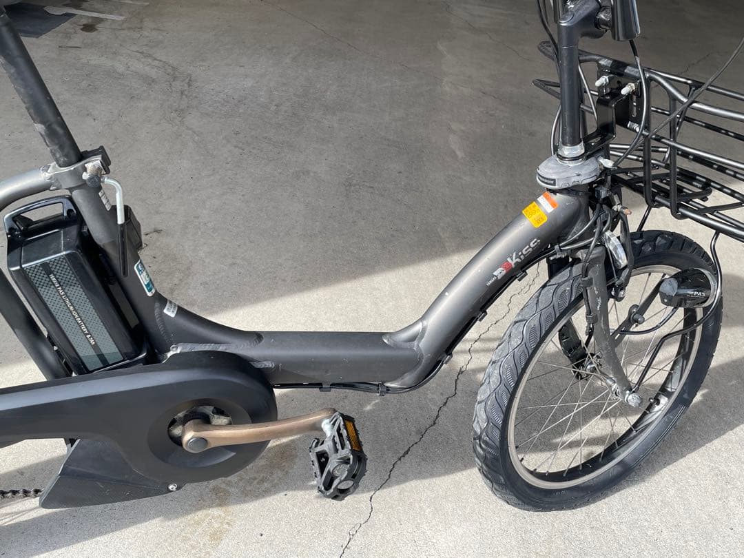 【たのメル便費用込、充電器込】ヤマハ　電動アシストファットバイクPAS KISS