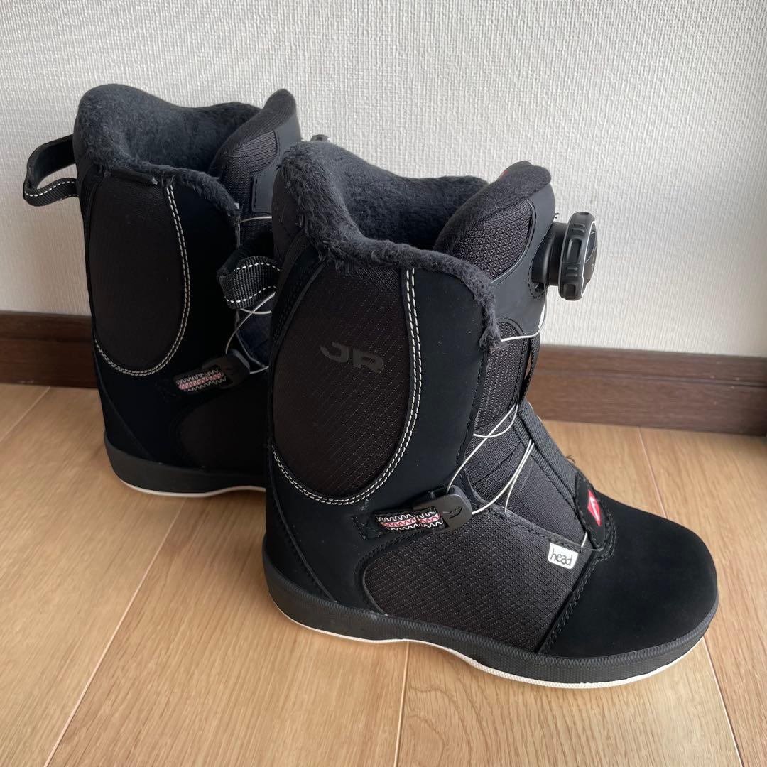head 子ども用スノーボードブーツ ブラック　BOA 20.5-21.5