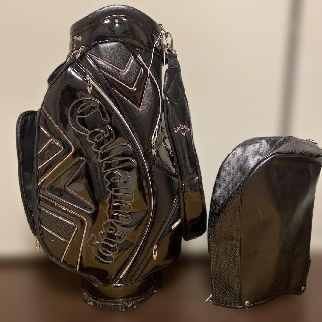 Callaway ブラック キャディバッグ ヘッドカバー付き