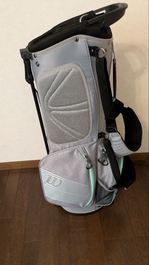 【新品未使用】Wilson スタンドキャディバッグ グレー
