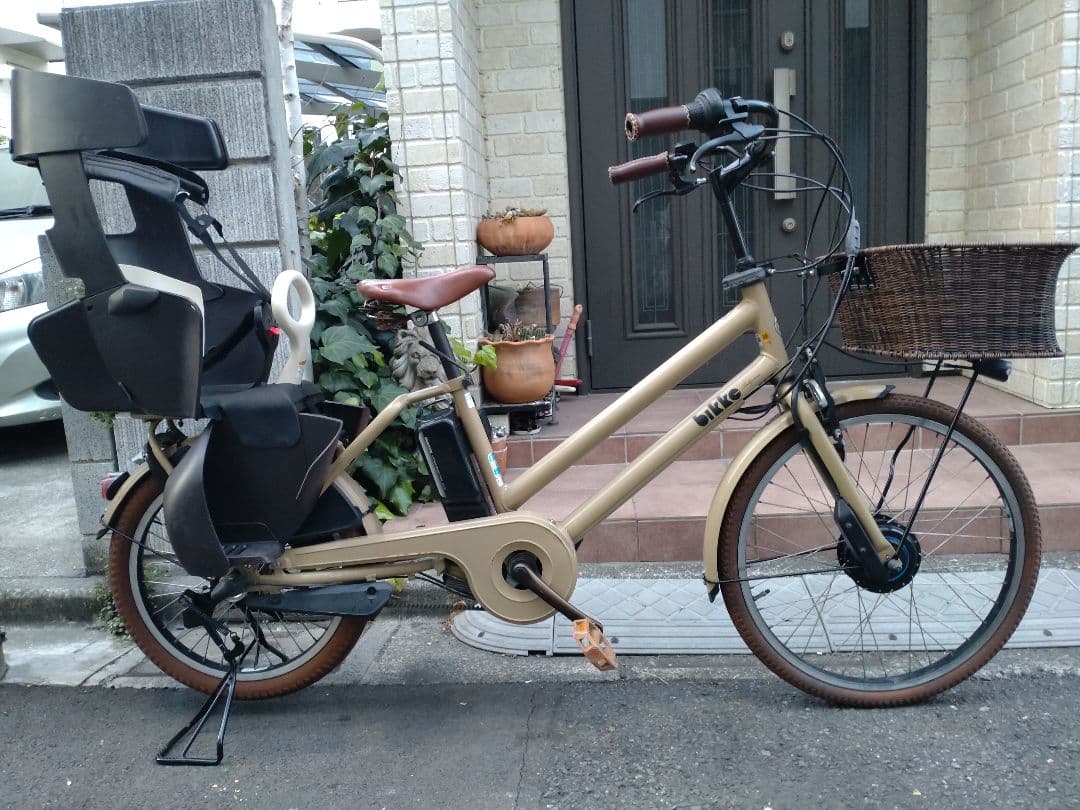 配送可★直接引渡可カスタム【bikkeビッケグリ】電動アシスト自転車３人乗子供乗