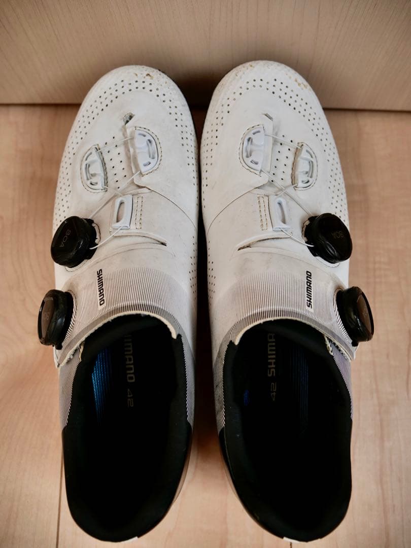 シマノ ビンディングシューズ RC7 SH-RC702 白 SPD‐SL 42