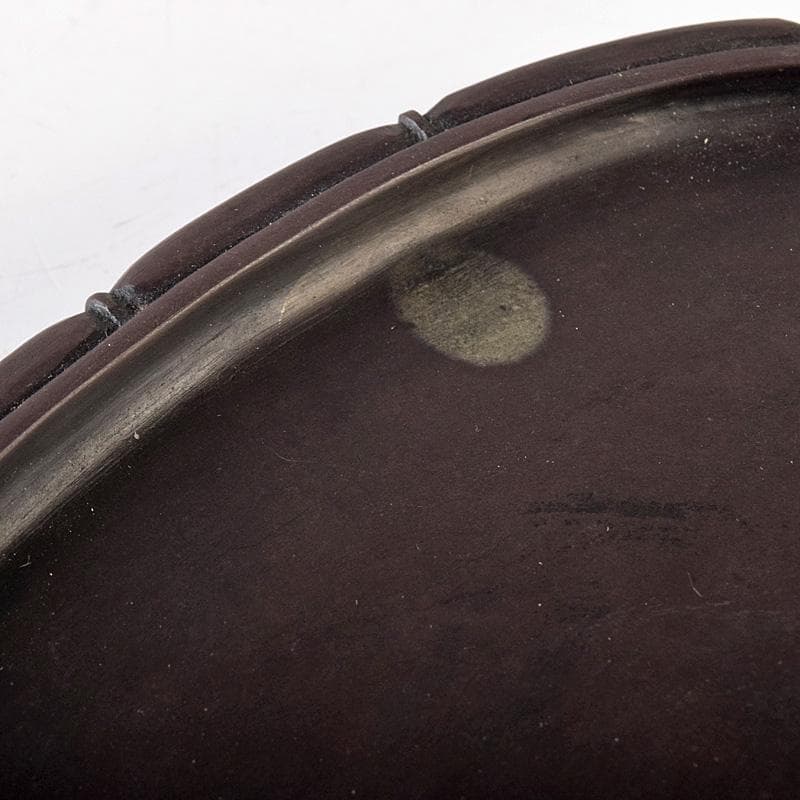 中国　書道具　端渓硯　時代箱付　M　R8260