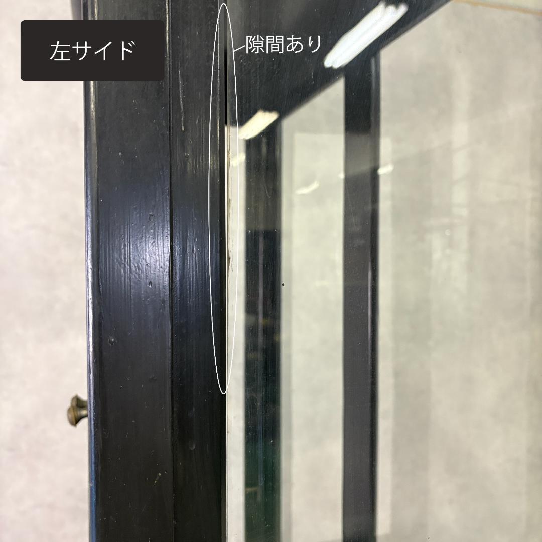 アンティーク　ケビントガラスケース