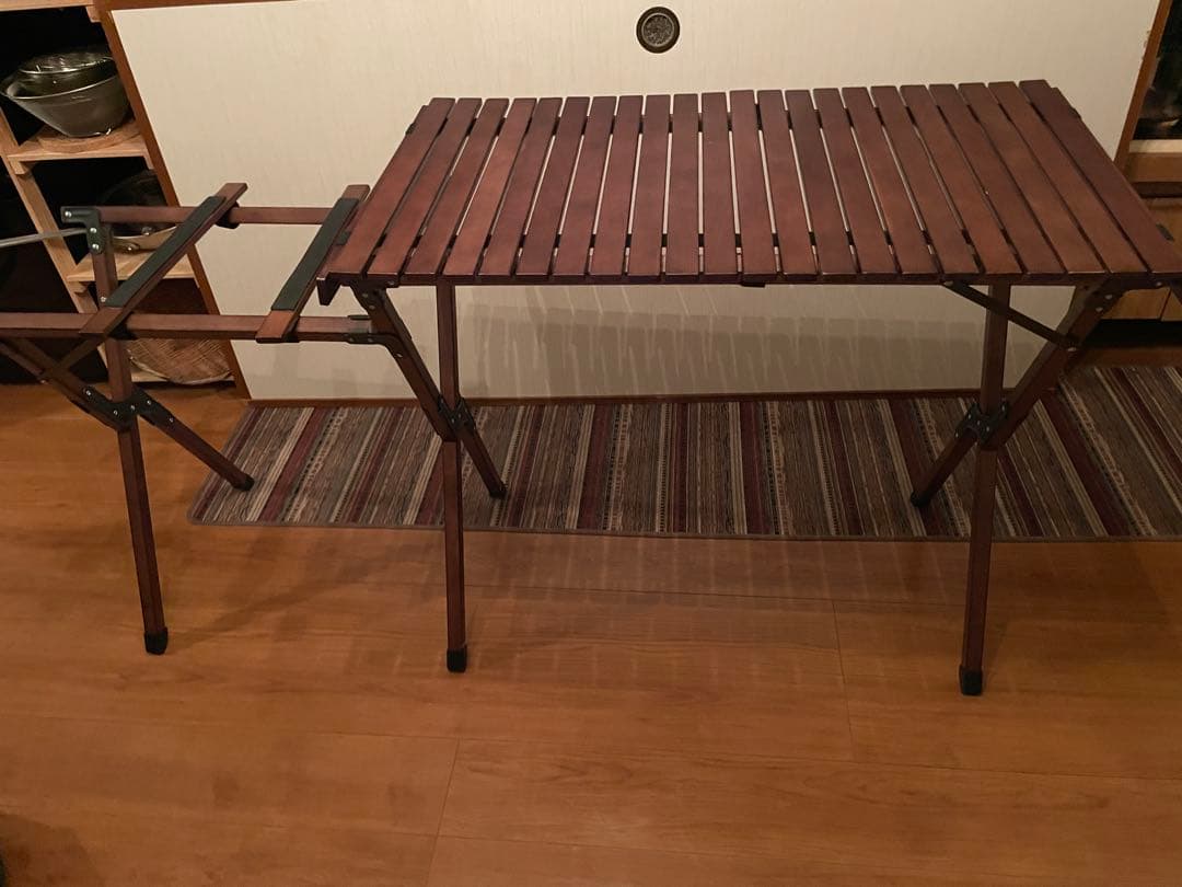 Hilander ウッドキッチンテーブル　ダークブラウン