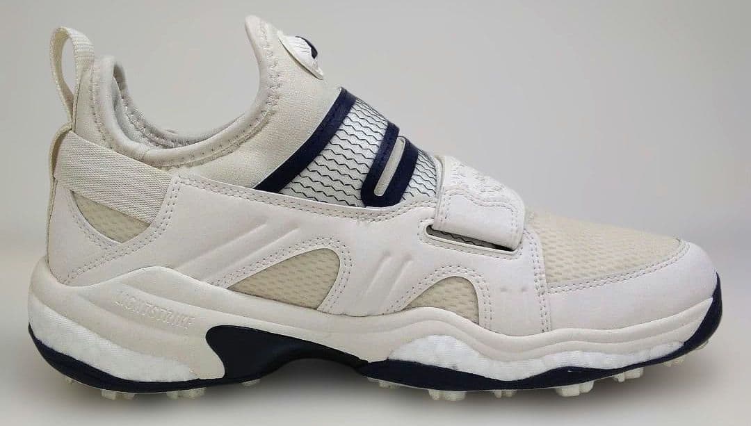 【田36】adidas コードカオス ゴルフシューズ ホワイト/ネイビー