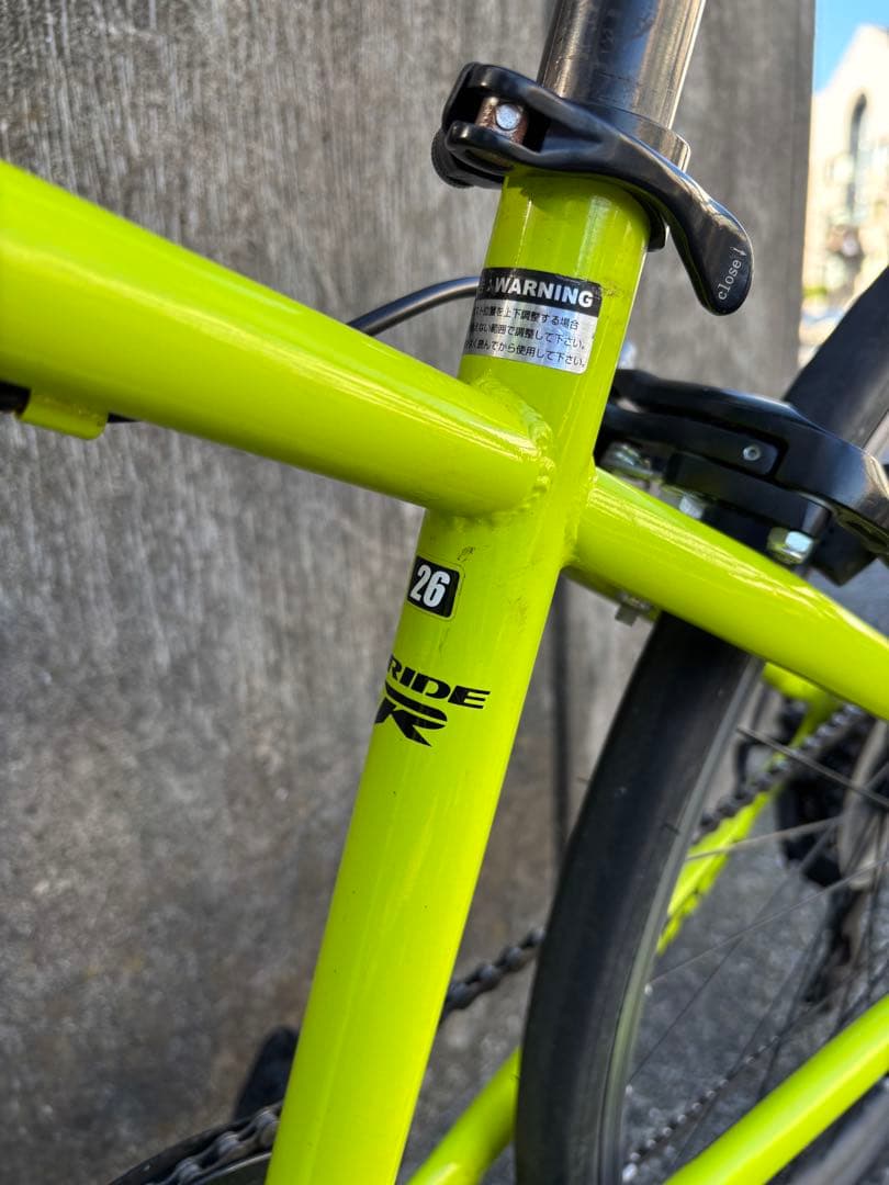 DRIDE 26インチ　グリーン　あさひ　キッズ　直接受け渡し